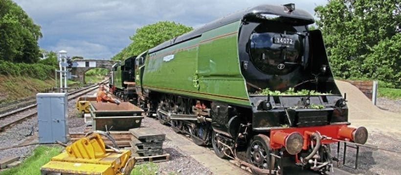 Bulleid Battle of Britain pair join Swanage roster