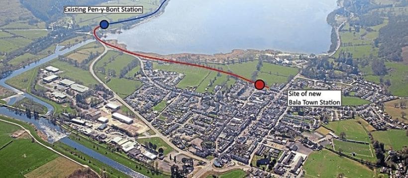 Rugby club breakthrough for Bala Lake Railway extension