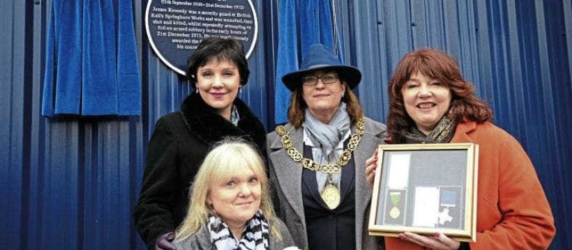 Heroic railwayman commemorated by Glasgow plaque
