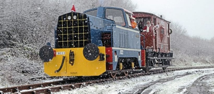 Snowy Christmas first for ‘oldest’ railway