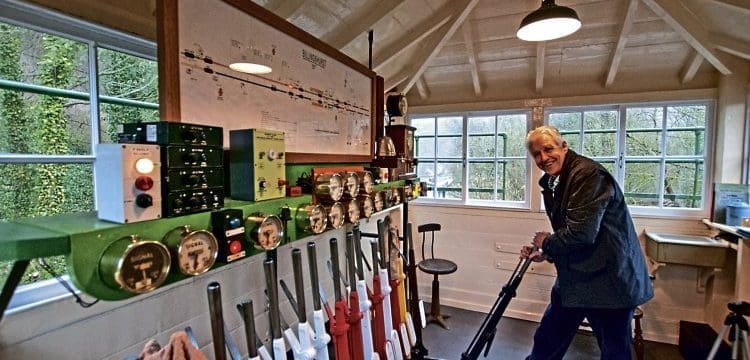 TV star opens historic former main line signalbox