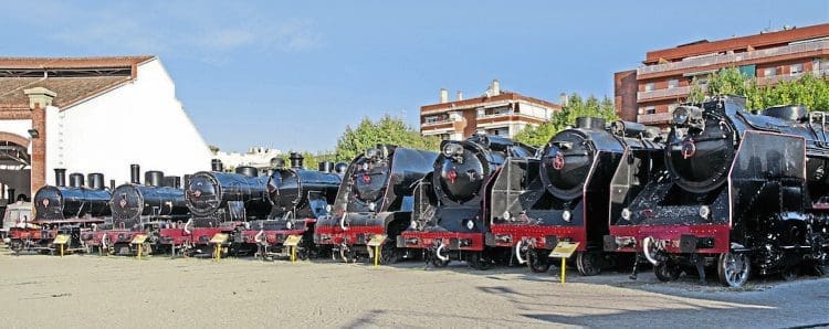Catalonia Railway Museum: VILANOVA, SPAIN