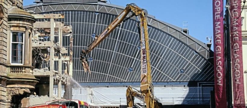 Glasgow Queen Street roof arch on view again