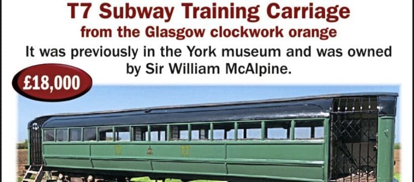 For sale – Glasgow tube car
