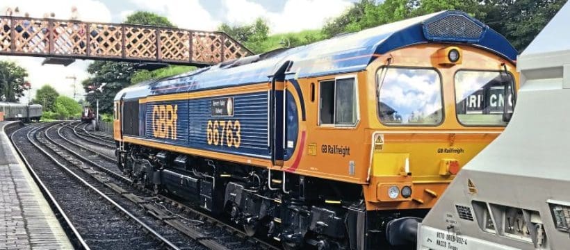 SVR hosts corporate rail event with GBRf Class 66