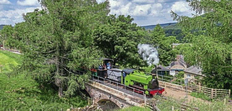 Passenger trains return to Slaggyford after 42 years
