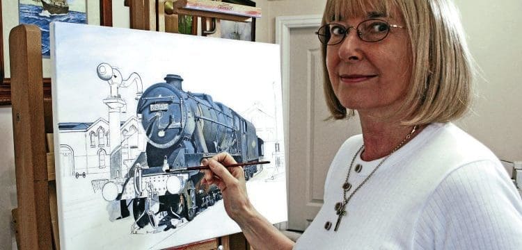 Christine prepares for her first solo show with new Locomotion exhibition
