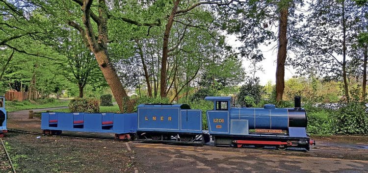 Poole Park Railway engine and carriages ‘for sale’
