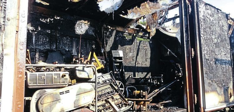 Arson attack spreads to Middleton Railway