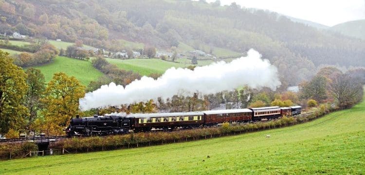 Channel 4 Time Train signs off in style at Llangollen