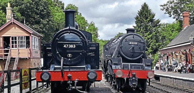 Big shunt readies SVR for last day of steam ’68 event