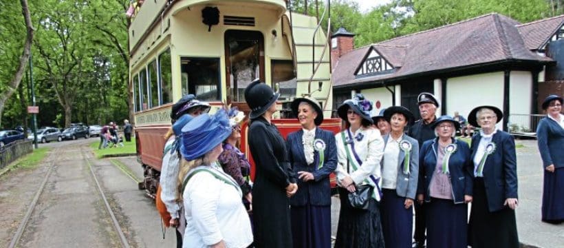 Votes for women – stop a tram!