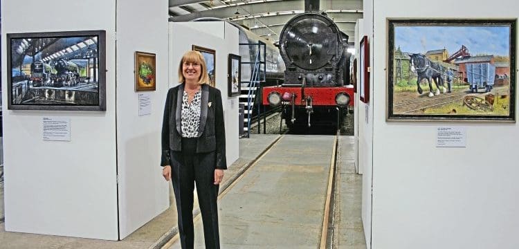 Double delight as railway works of art go on show
