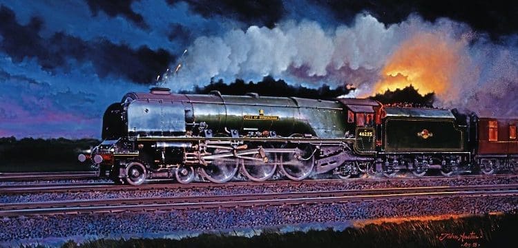 Pacific at night is public’s favourite painting at railway artists’ show