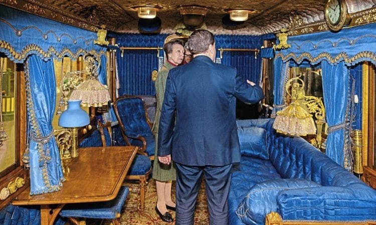 Princess Royal visits Queen Victoria’s coach in York