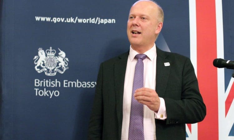 Transport Secretary Chris Grayling quits in cabinet reshuffle