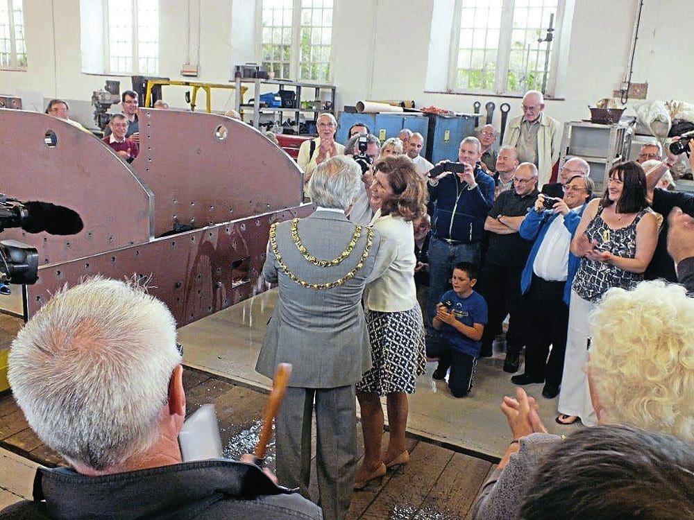 Five years ago, Jenny Chapman MP christens No. 2007 Prince of Wales.