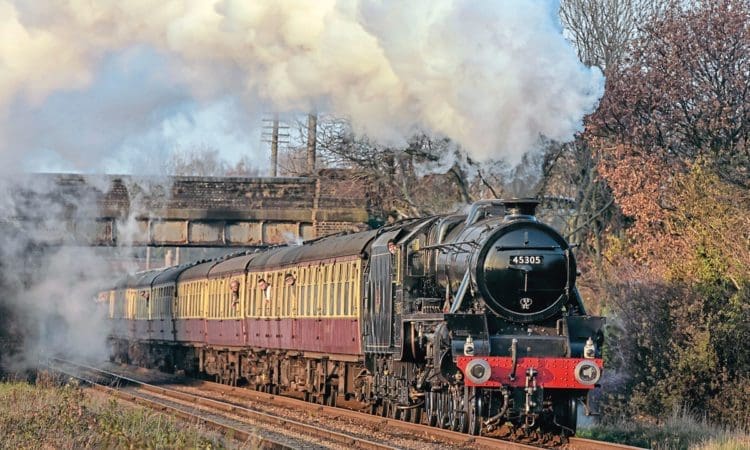 LMS Black 5 No. 45305 set for Great Central gala