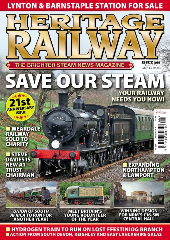 Your railway needs you! Inside issue 266 of Heritage Railway...