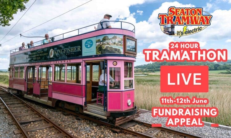 Seaton Tramway announces 24 hour Tramathon Live