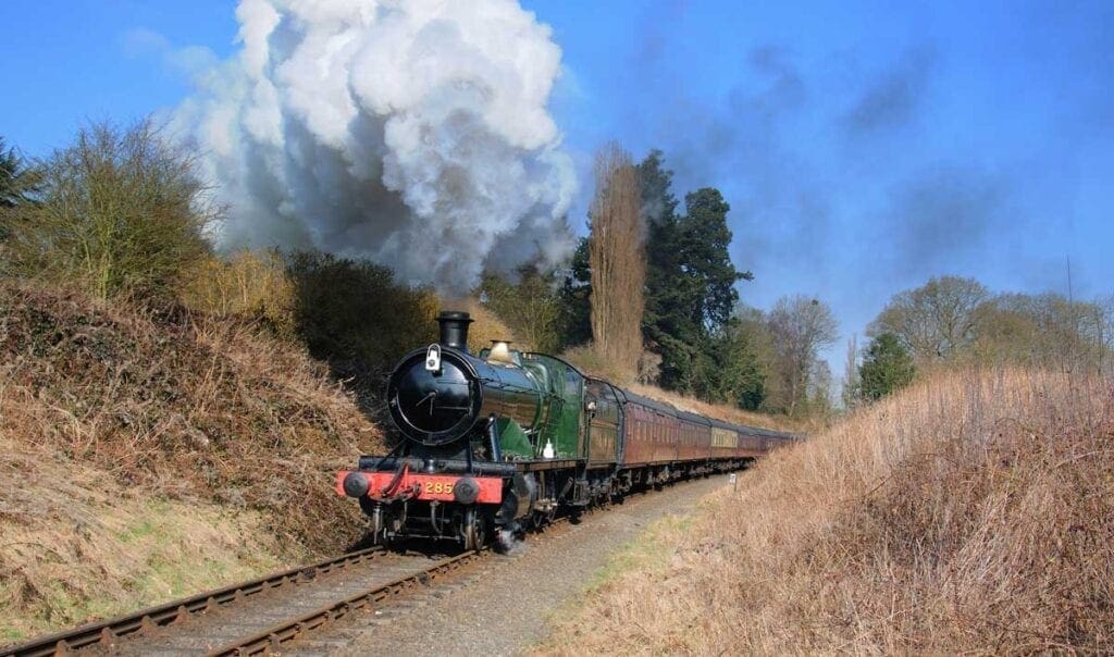 Severn Valley railway locomotive which featured in Enola Holmes