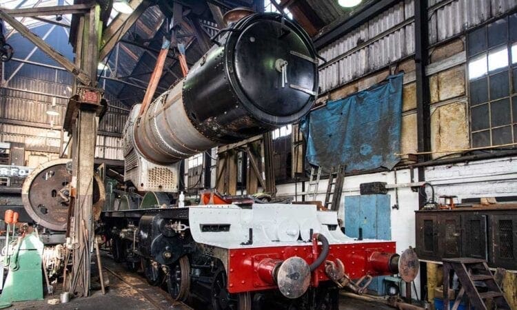 Pendennis return moves closer as boiler and frames are reunited