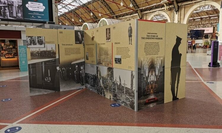 Victoria station marks 100 years since Unknown Warrior burial