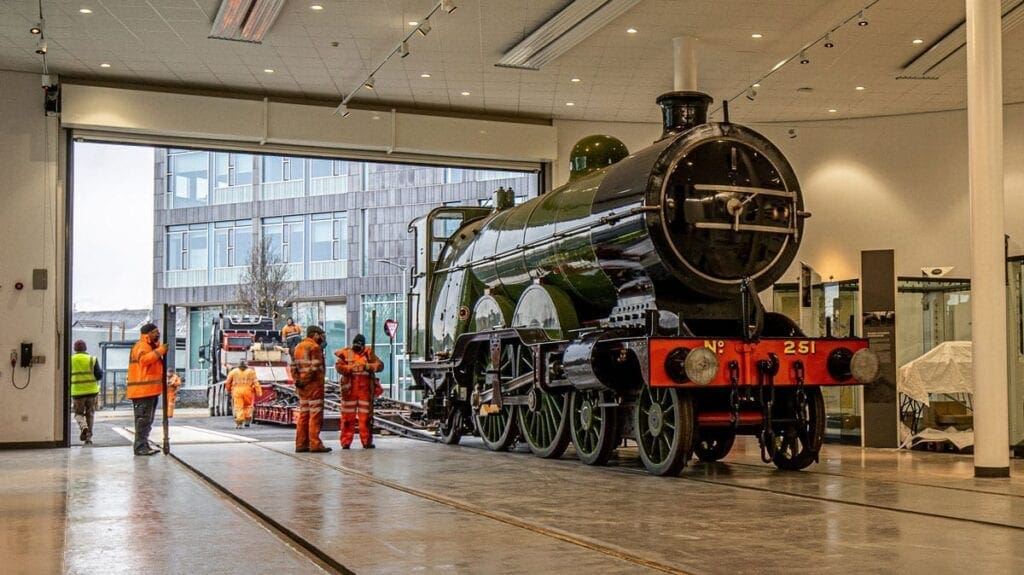 Great Northern Railway ‘Atlantic’ locomotive No. 251 built at Doncaster Plant