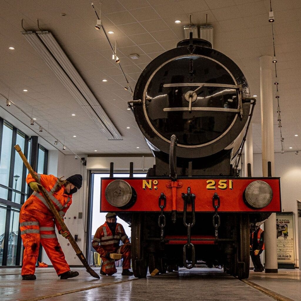 No. 251 arrives at Doncaster Plant