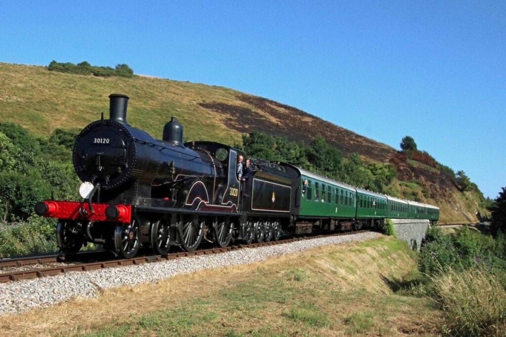 T9 30120 Corfe Castle Swanage Railway.