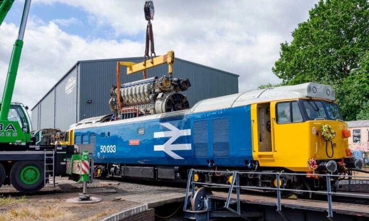 Severn Valley Railway’s Harrier Hydroshunter project passes significant milestone