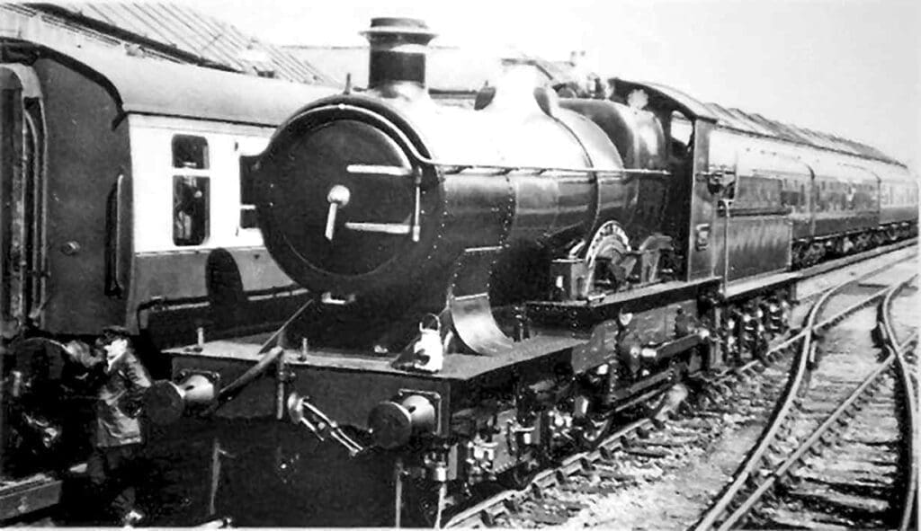 In 1958, City of Truro rejoined the extremely select group of historic locomotives which were taken off museum display and returned to main line duties, when the Western Region decided it wanted it back from York museum for both special tours and regular duties. It is pictured in service on May 11 that year.  ROBIN JONES COLLECTION