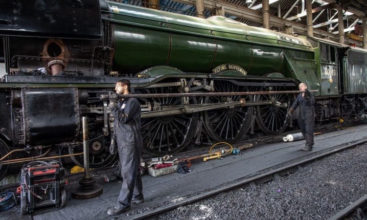 Flying Scotsman centenary celebrations launched at London King’s Cross on station’s 170th birthday