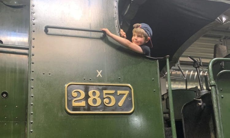 Alfie’s ‘footplate-a-thon’ for the Severn Valley Railway