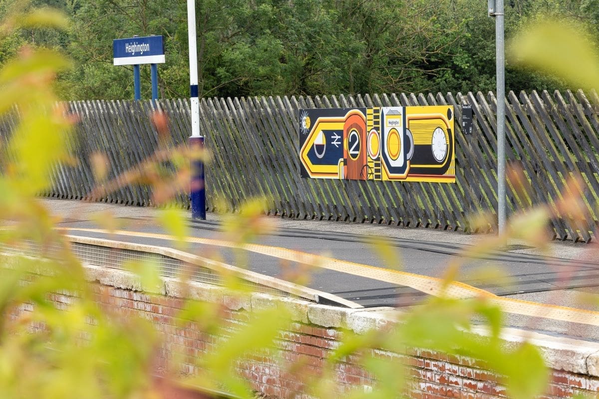 Six artists celebrate railway history with murals along new heritage trail