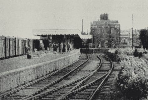 Looking towards the buffer stops of the bay platform at Maldon East & Heybridge Station