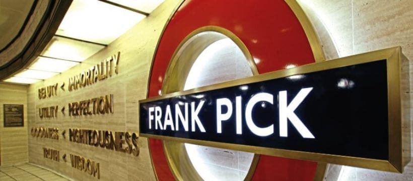 Frank Pick memorial unveiled