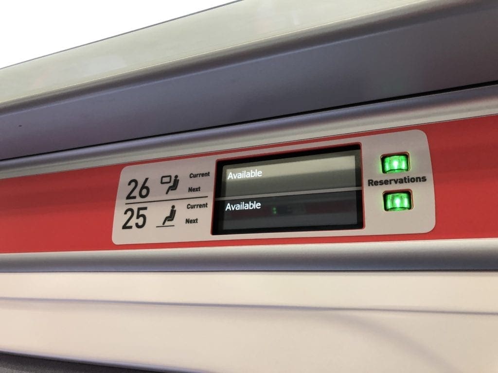 New reservation system on the Azuma trains