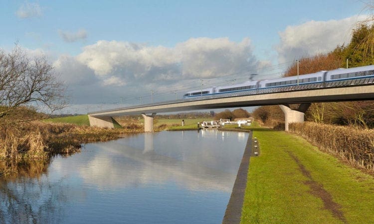 Chancellor Sajid Javid backs HS2 rail project