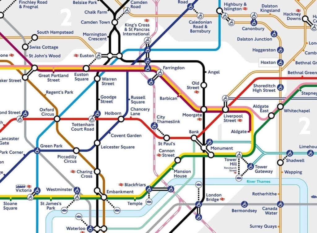 Thameslink map