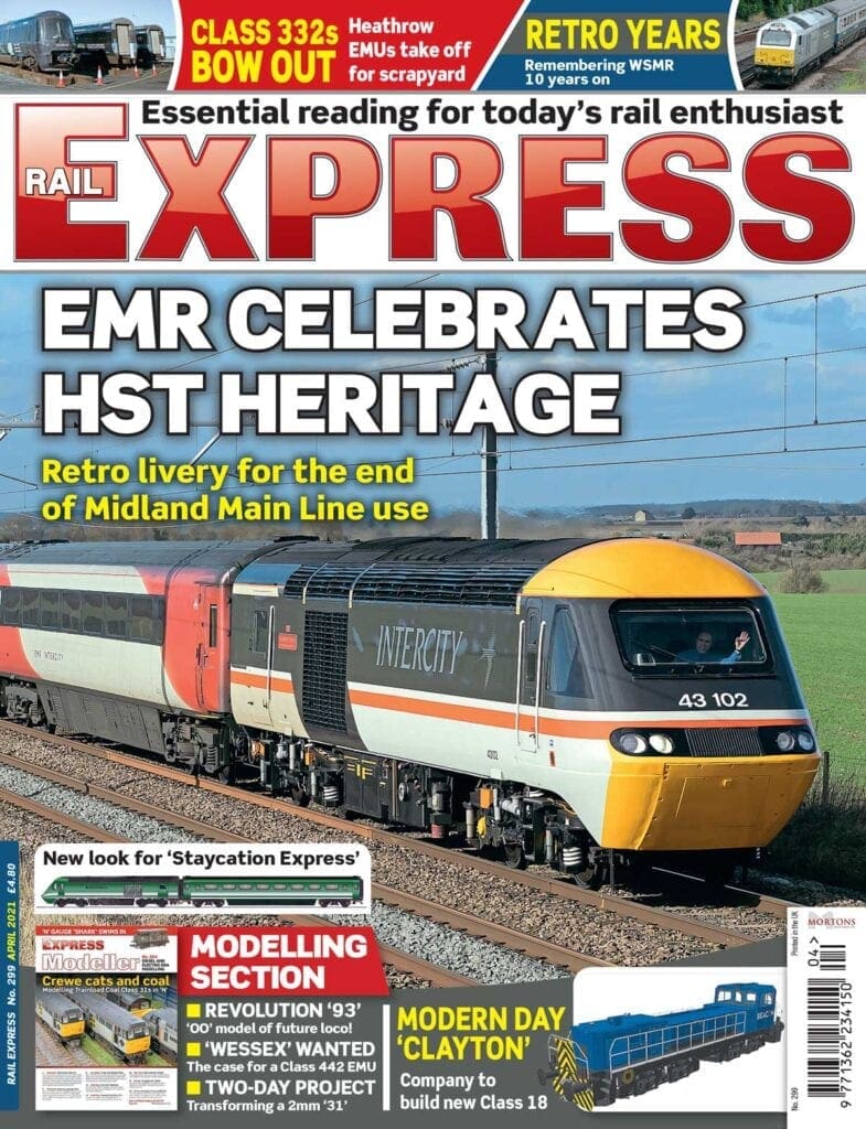 April issue of Rail Express magazine