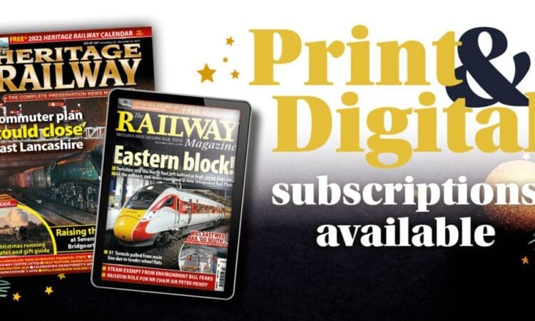 Fantastic Christmas subscriptions on all your favourite railway titles at Classic Magazines!