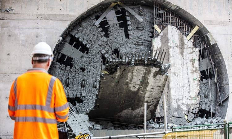 HS2 tunnelling machine ‘Dorothy’ becomes first to complete its journey