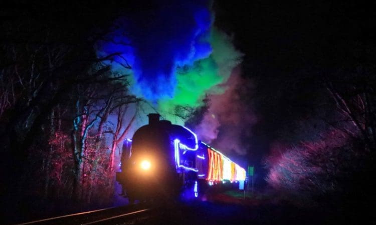 Christmas Steam and Lights trains return for third year at Swanage Railway