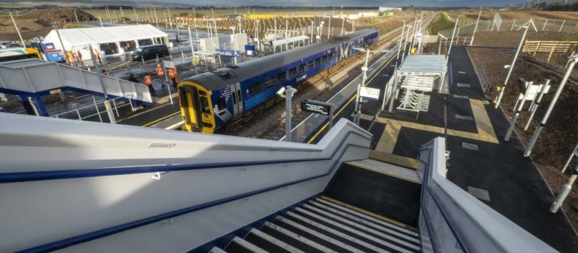 Inverness Airport station opens