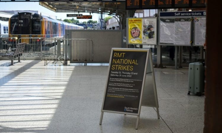 Three more days of rail strikes announced by RMT for July