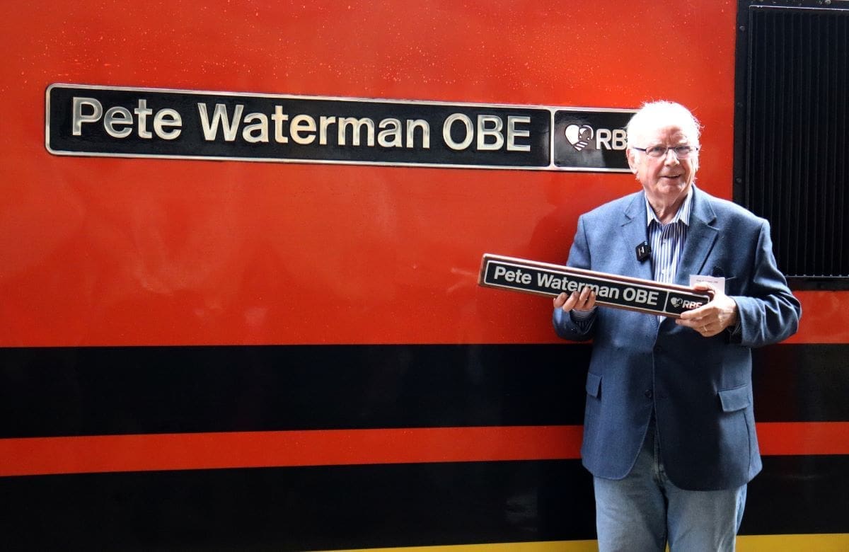 Locomotive named after music producer and rail enthusiast Pete Waterman