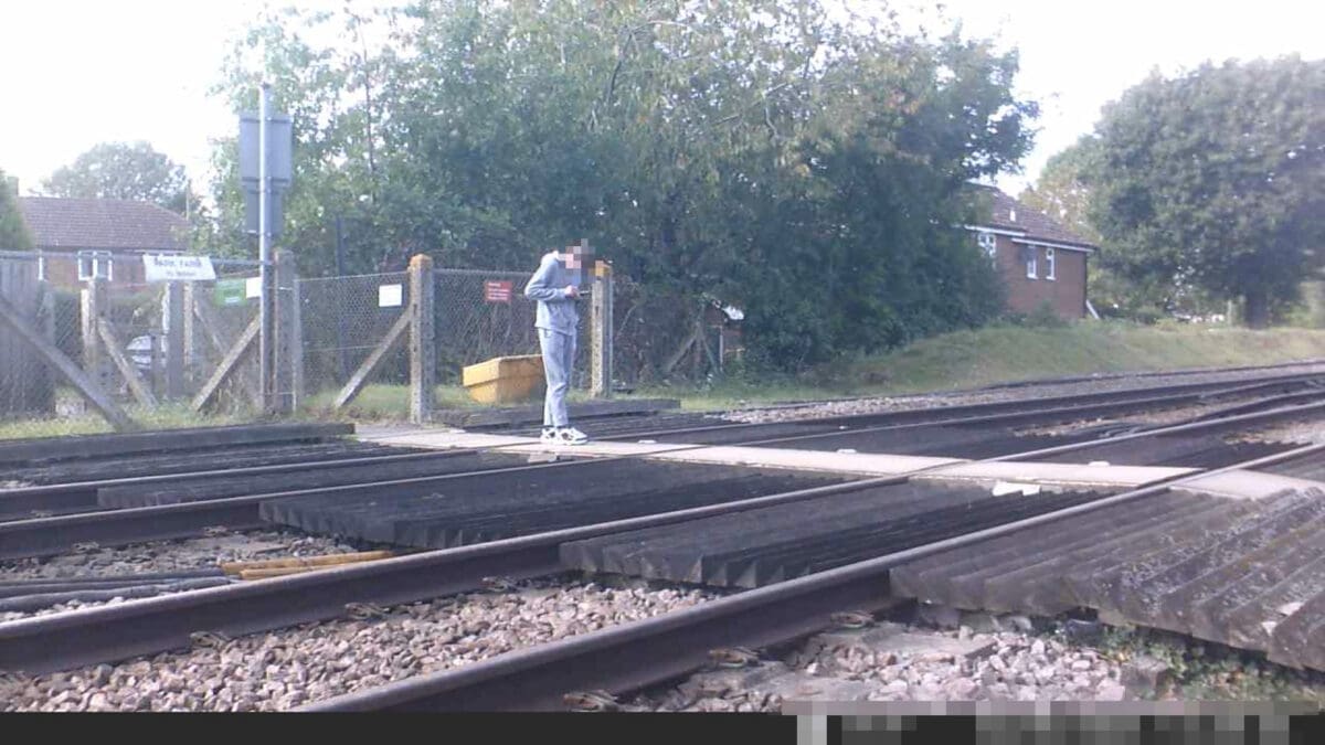 ‘Shocking’ near-miss CCTV footage warns of risks of railway crossings