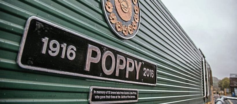 Remembrance tributes all over British railway network