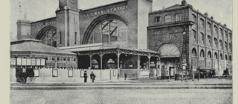 March 1898: Exterior view of King’s Cross Terminus